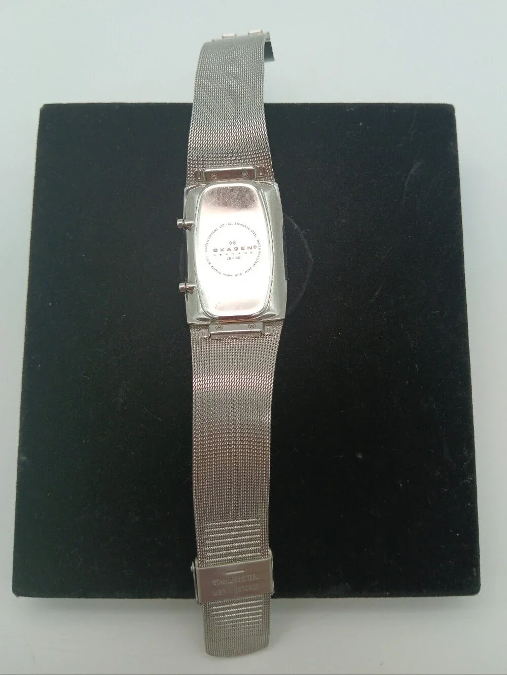 Skagen Men's 281LSS Dual-Time Silver Tone Mesh Watch